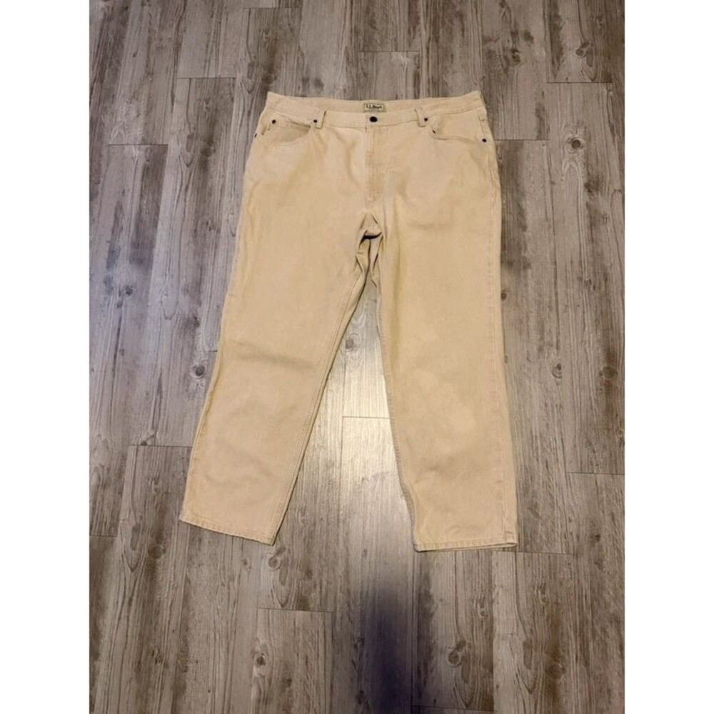 L.L.Bean Classic Fit Khaki Jeans Men’s size 42x29